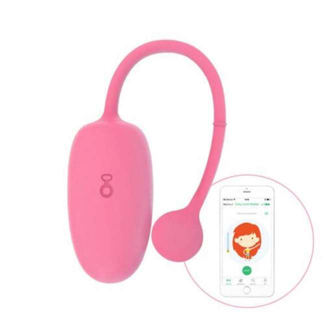 Розовый тренажер Кегеля Magic Kegel Coach (синхронизируется со смартфоном)