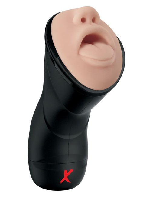 Мастурбатор-ротик с вибрацией глубокая глотка PDX ELITE Deep Throat Vibrating Stroker