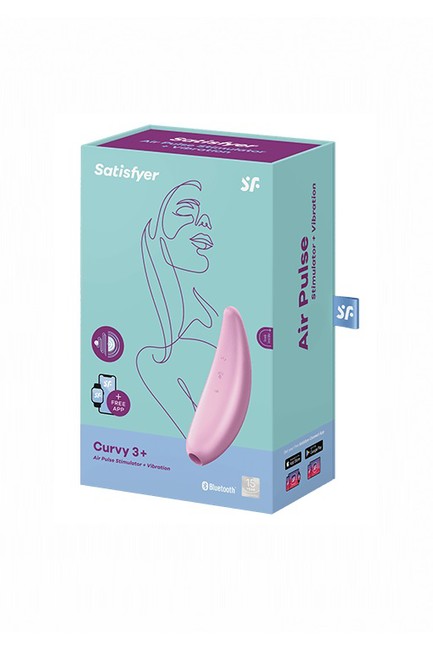 Вакуумно-волновой вибростимулятор Satisfyer Curvy 3+ (синхронизируется со смартфоном)