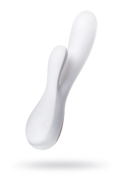 Нереалистичный вибратор Satisfyer Mono Flex, белый