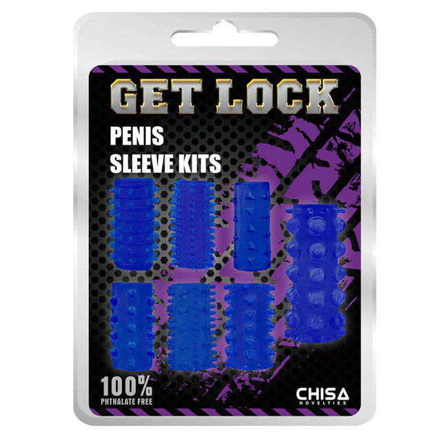 Набор насадок на пенис Penis Sleeve Kits Blue