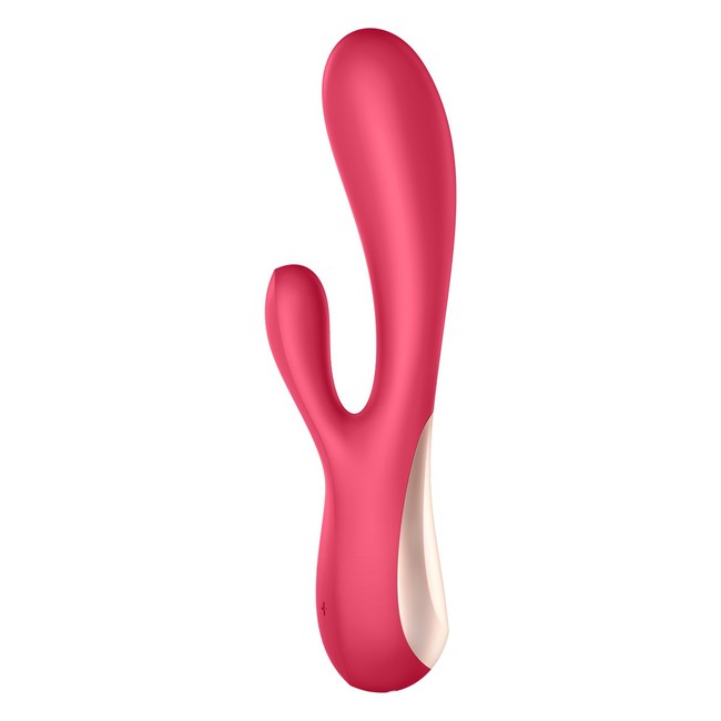 Нереалистичный вибратор Satisfyer Mono Flex, красный