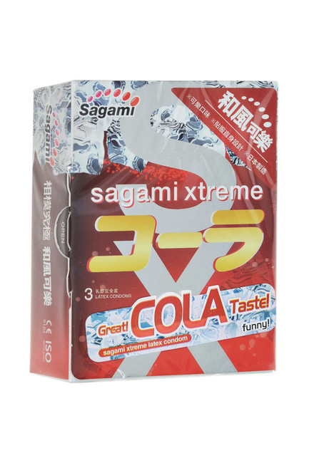 Ароматизированные презервативы Sagami Xtreme Cola №3 (3 шт)