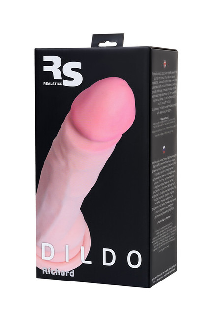 Реалистичный фаллоимитатор TOYFA RealStick Elite DILDO Richard, телесный