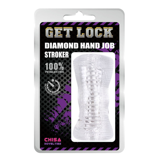 Мастурбатор Diamond Hand Job Stroker, прозрачный