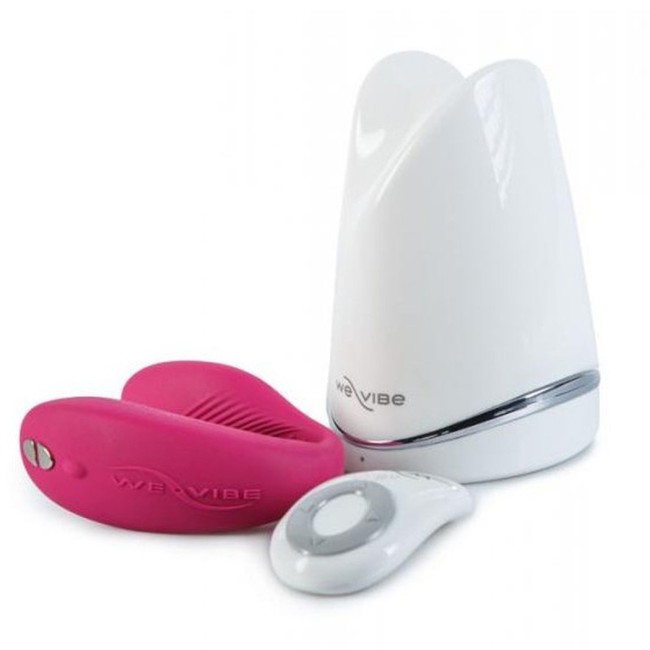 Вибромассажер для пар We-Vibe Sync Fuchsia на ДУ (10 режимов, синхронизируется со смартфоном)