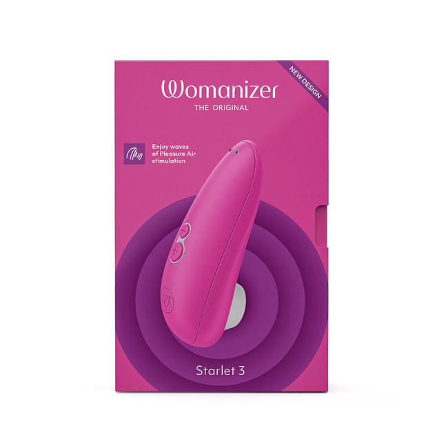 Бесконтактный клиторальный стимулятор Womanizer Starlet 3 pink (6 режимов вибрации)