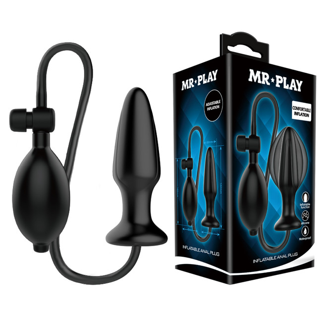 Анальная пробка с функцией увеличения размера Mr. Play Inflatable Anal Plug