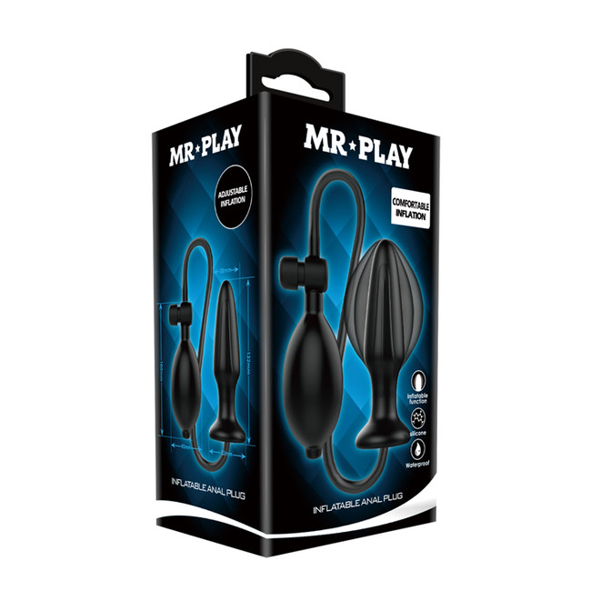 Анальная пробка с функцией увеличения размера Mr. Play Inflatable Anal Plug