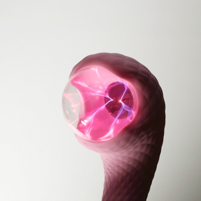 Вибромассажёр с деликатными токами, розовый