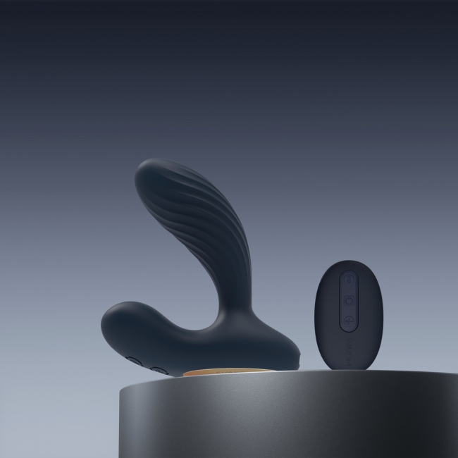 Vick Neo 2 Интерактивный вибромассажер простаты и промежности c функцией нагрева и пультом ДУ/ Без коробки /