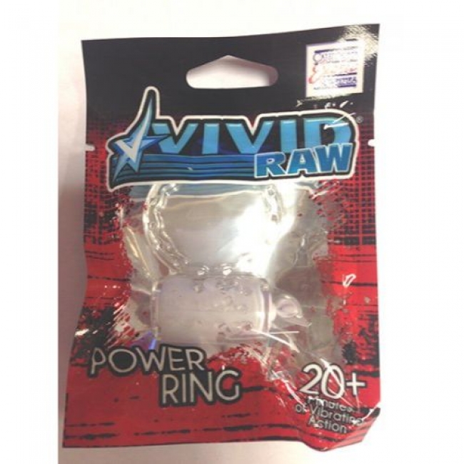 Эрекционное кольцо с вибрацией Vivid Raw Power Ring