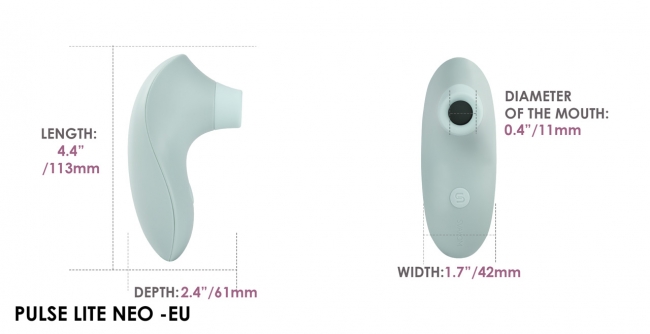 Pulse Lite Neo Мятный мембранно-волновой клиторальный стимулятор