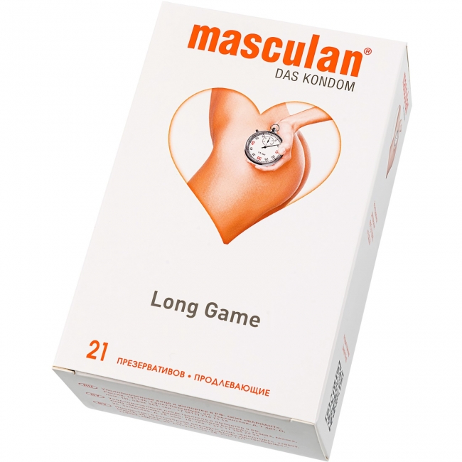 Презервативы «Masculan Long Game», продлевающие, 21 шт.