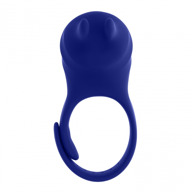 Эрекционное вибро-кольцо с клиторальной подушечкой и пультом ДУ Adjustable Fun Ring/ Без коробки /