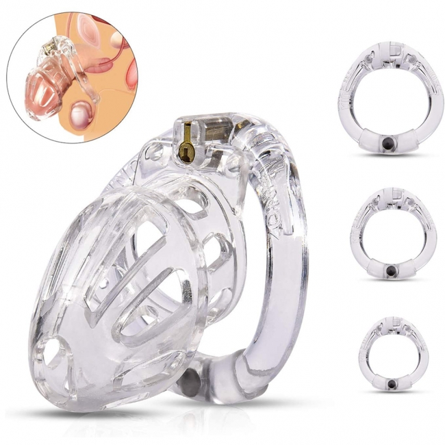 Мужской пояс верности прозрачный