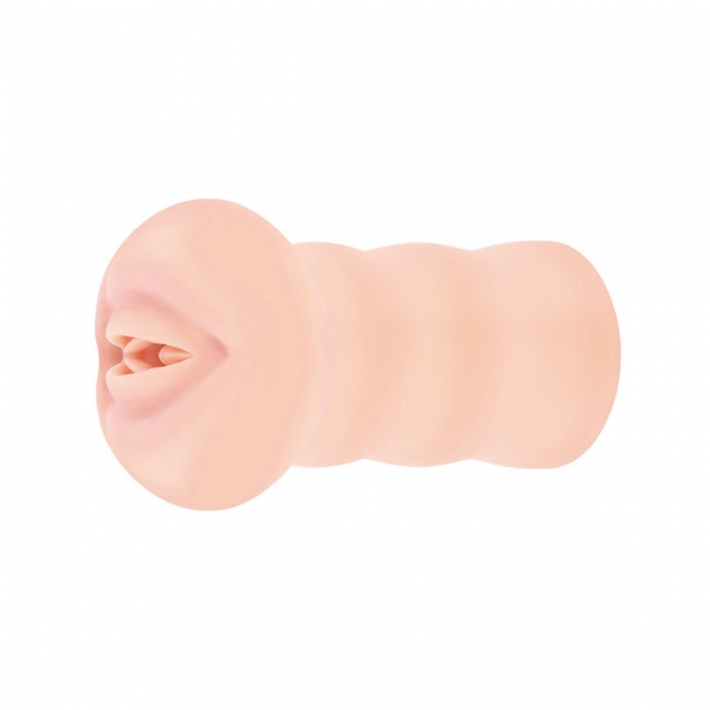 Мастурбатор-вагина с анатомическими изгибами и рельефом (вторая кожа)