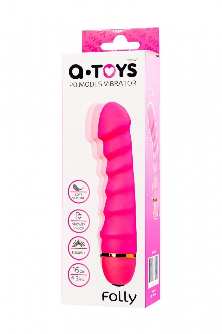 Нереалистичный вибратор A-Toys by TOYFA Folly