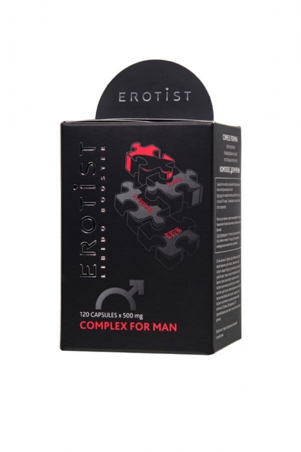 Erotist COMPLEX FOR MAN капсулы мужские для потенции, 120 шт