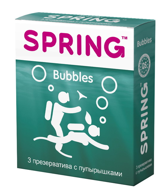 Презервативы Spring (с пупырышками ) 3шт.