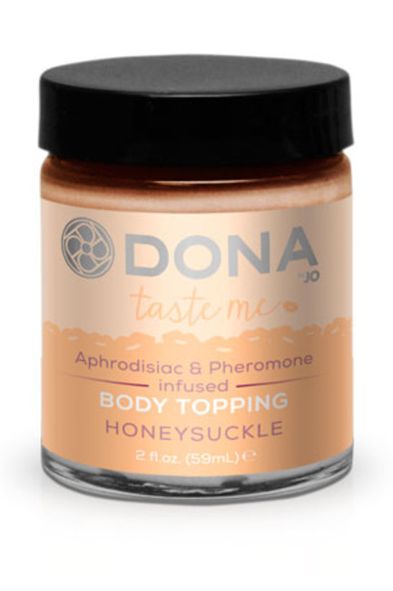 Съедобная карамель для тела и оральных ласк DONA Body Topping Honey Suckle  59 мл