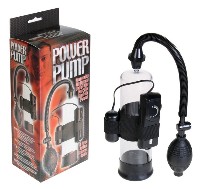 Вибропомпа Power Pump  (черный с прозрачным)