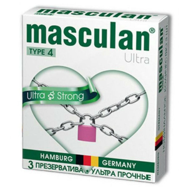 Презервативы Masculan Ultra тип 4 (ультра прочные ,3 шт.)