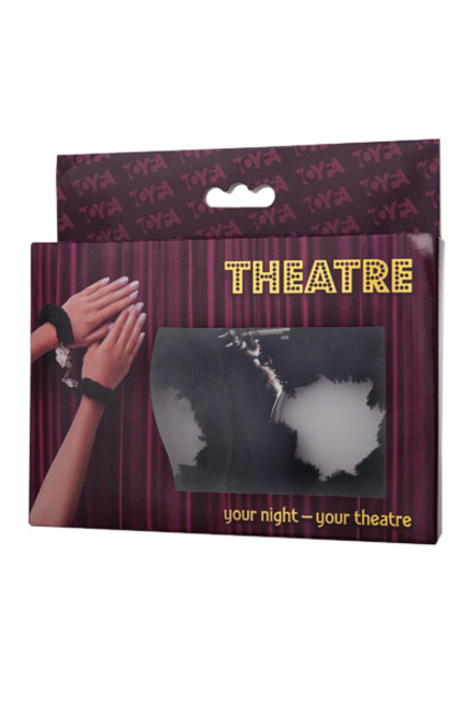 Наручники черные Love Cuffs Theatre