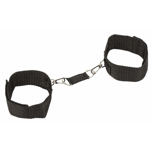 Фиксаторы для ног Ankle Cuffs (черный с серебряным)