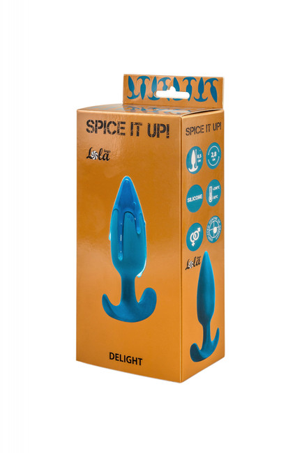 Небольшая пробочка для ношения со смещенным центром тяжести Spice it up Delight Aquamarine