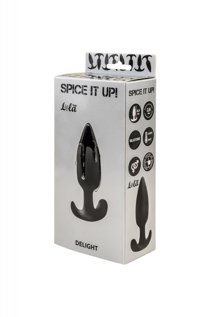 Небольшая пробочка для ношения со смещенным центром тяжести Spice it up Delight Black