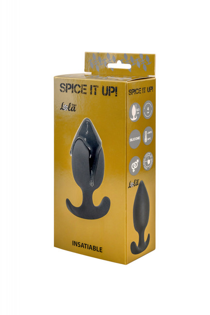 Пробка для ношения со смещенным центром тяжести Spice it up Insatiable Dark Grey