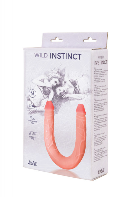 Двусторонний фаллоимитатор Wild Instinct ,47,6 см