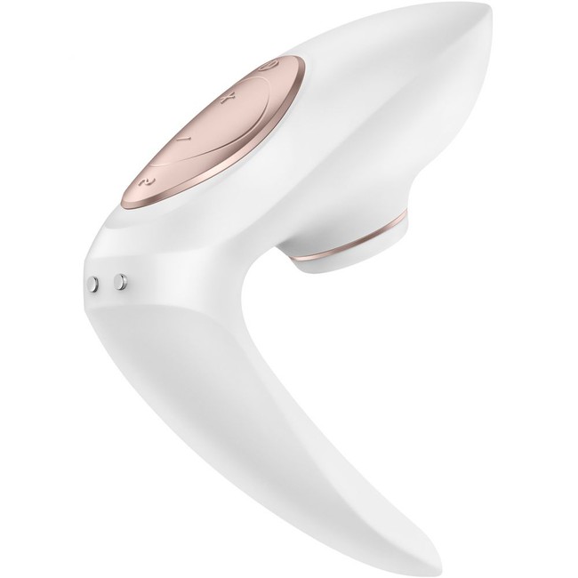 Вакуум-волновой бесконтактный стимулятор для пар Satisfyer Pro 4 Couples (10 режимов ), белый