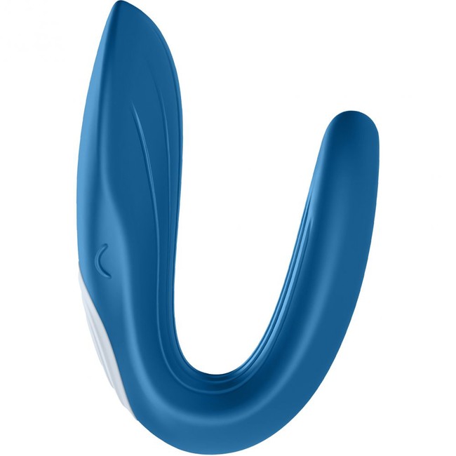 Массажер для пар Satisfyer Partner Whale (10 режимов, голубой )