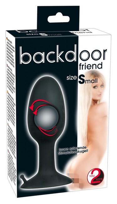 Малая пробка на присоске со смещенным цетром тяжести Backdoor Friend S