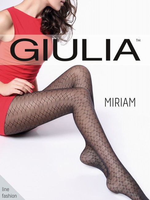 Колготки Giulia фантазия Miriam , 4 L ( 20 den)