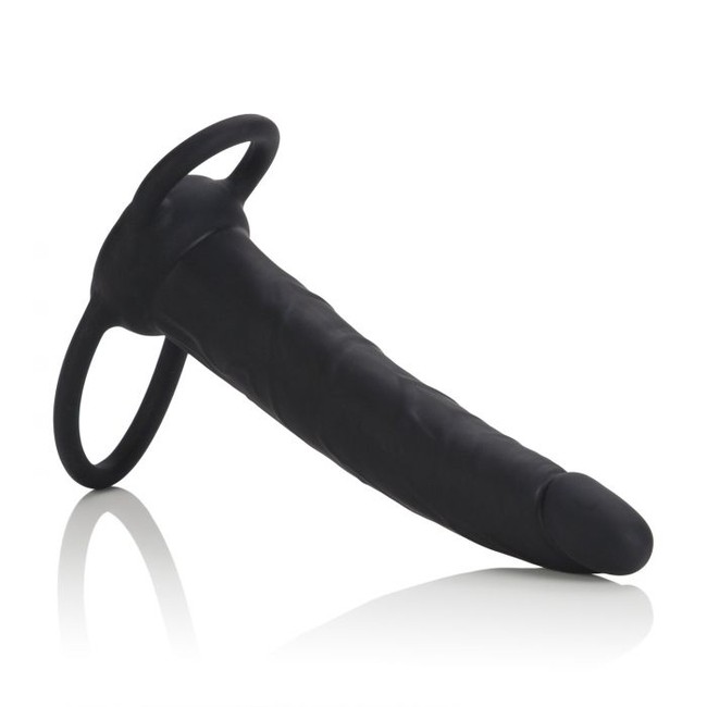 Страпон на пенис Silicone Love Rider Dual Penetrator черный