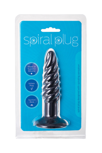 Винтообразная анальная пробка Spiral Butt Plug