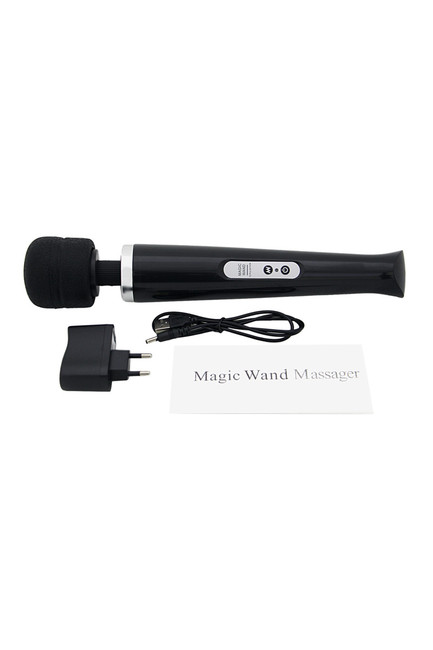 Вибромассажер беспроводной Hitachi Magic Wand Massager , черный (10 режимов)