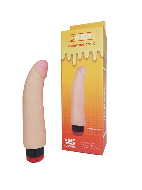 Реалистичный вибратор из кибер-кожи Onjoy Vibrating Cock Vibe Tower