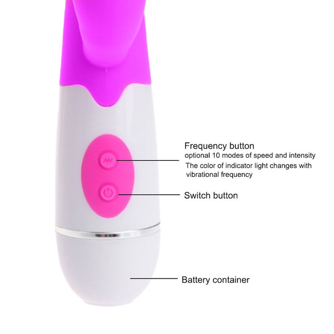 Силиконовый вибратор клиторально-вагинальный Womanizer Silicone Vibrator Plus, 10 режимов (фиолетовый)