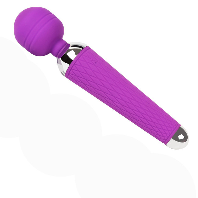 Маленький мощный силиконовый вибратор Female Massage Wand 10 режимов (розовый)