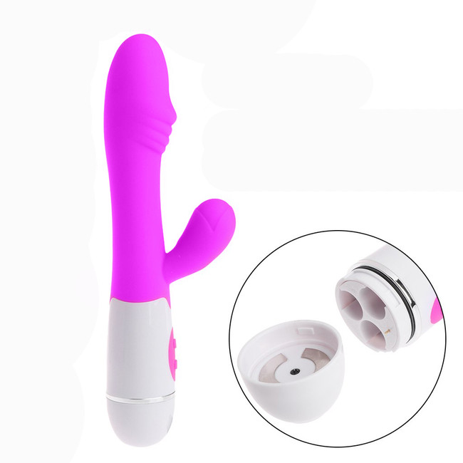 Силиконовый вибратор клиторально-вагинальный Womanizer Silicone Vibrator Plus, 10 режимов (фиолетовый)