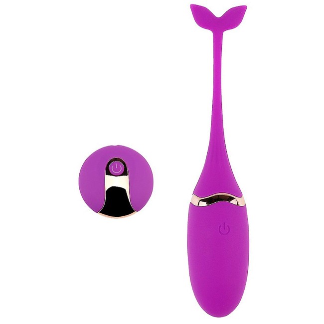 Фиолетовое виброяйцо с дистанционным управлением Wireless Remote Control Pussy Vibrator G-spot