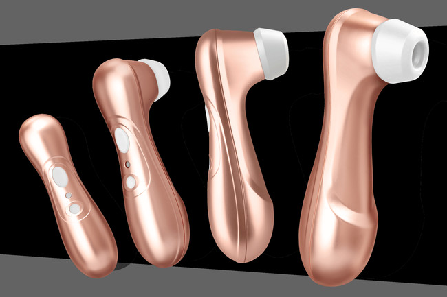 Вакуум-волновой бесконтактный клиторальный стимулятор Satisfyer PRO 2 (11 режимов , розово-золотой с белым )